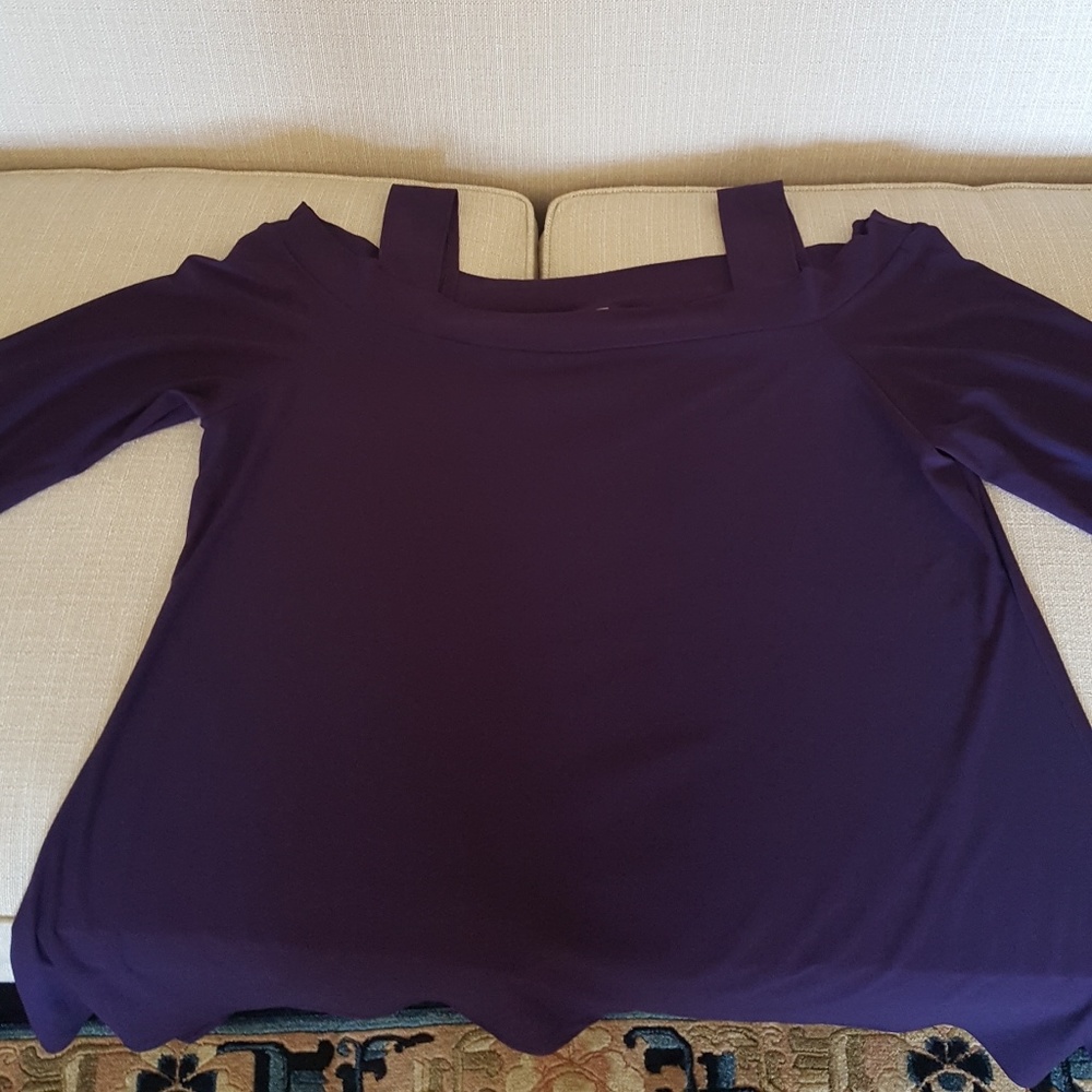 Avital Cold Shoulder Top; Size 3x
